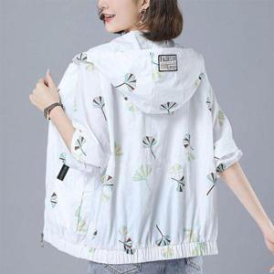 패턴 무드 아노락 바람막이 집업 은창리프 점퍼 여름