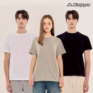 ★텐텐★[카파] 코튼 반팔티셔츠 유니 3PACK 택1