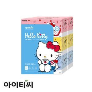 [헬로키티] 2겹 더화이트 미용티슈 200매 X 6박스