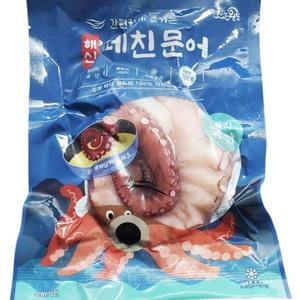 해신수산 손질이 필요없는 자연산 완도 데친문어 300g