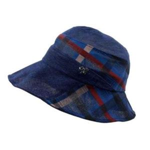 [애슬릿][애슬릿]할머니 모자 체크 여름 국내산 와이어 챙 넓은 벙거지
