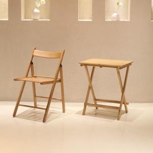 동서가구 모먼트 원목 내추럴 접이식 테이블 DF927240