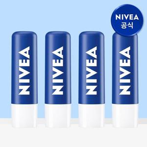 [니베아 공식] 니베아 립케어 에센셜 케어 4.8g 4개