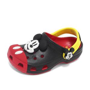 크록스 미키 마우스 클래식 유아 아동 클로그 샌들 슬리퍼 아쿠아슈즈 블랙 212373-90H