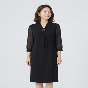 [조이너스][조이너스]스카프 장식 시스루 원피스-JU23OP1402509A