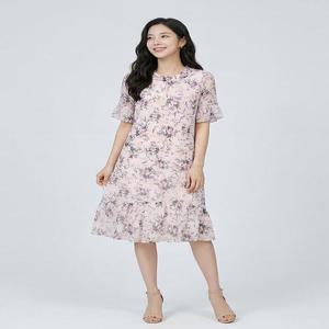 [프렐린][프렐린]플라워 패턴 쉬폰 원피스-R2OE221706B