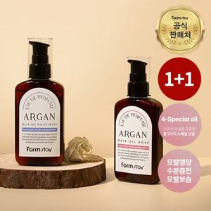 [1+1] 오드 퍼퓸 아르간 헤어 오일 100ml(로즈/화이트머스크)