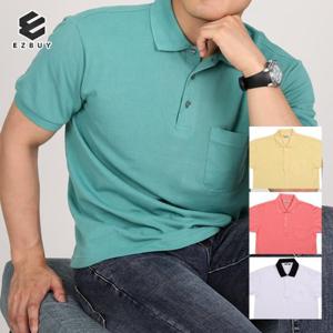 국내생산 컬러링 남성 면 카라티(A11LT041M) 특가상품