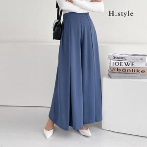 [에이치스타일](JB)인벌티드와이드바지 치마바지 통바지