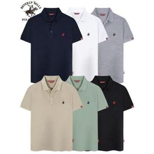 [비버리힐즈폴로클럽]남여공용 스탠다드 폴로 반팔 카라 티셔츠