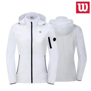 [윌슨]윌슨 여성 바람막이 자켓 8112 화이트 경량 윈드자켓