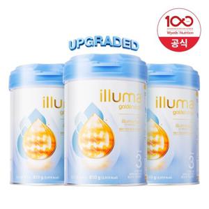 [공식] 일루마 골든드롭3 분유 3단계 810g x 3통