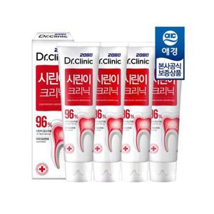 [2080]2080 닥터크리닉 치약 시린이 140g x4개