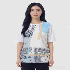 [샤트렌]앞판 프린트 티셔츠_HCCMTS217