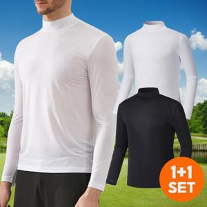 1+1세트 썬마스킨 남녀 크레오라 고스판 냉감 골프티셔츠/이너티셔츠 TZ25101MW2