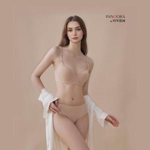 [비비안]와이어 베이직 소프트 스킨 컬러 브라팬티세트