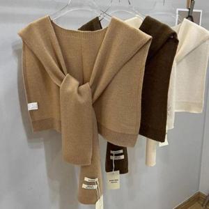 [에이치플러스몰]여성 데일리 4컬러 울 양모 니트 숄 케이프 스카프