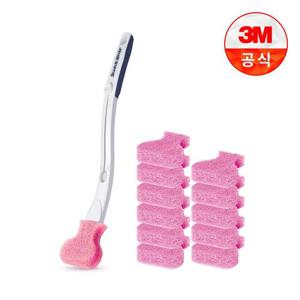 [3M]크린스틱 뉴향기톡톡 변기청소 핸들+리필12입(라벤더향)