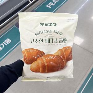 피코크 고소한 버터 소금빵 280g 아이스박스포장 403666