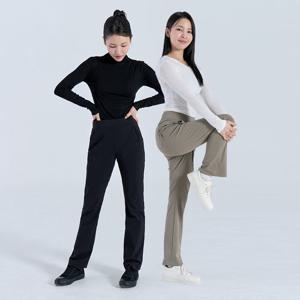 ★신상특가★ 여성 나일론 스판 22% 모찌핏 풀밴딩 슬림 세미부츠컷 팬츠 MVP6144W