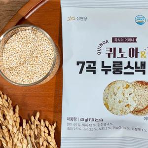 [심연상]퀴노아&7곡누룽스낵 30g x 24봉