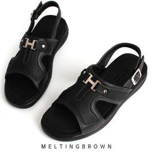 [멜팅브라운]남자샌들 남성샌들 캐주얼샌들 남성가죽샌들 MX23