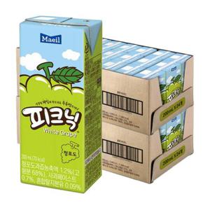 피크닉 청포도 200ml X 48팩