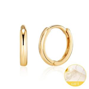 [비앤비골드] (4월베스트) 당일발송 14K 민자 링 원터치 귀걸이 XS 한쌍 WIE28353