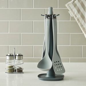 [본사] 락앤락 데코 올실리콘 키친툴 국자+뒤집개+요리스푼+스패츌라+집게+스탠드