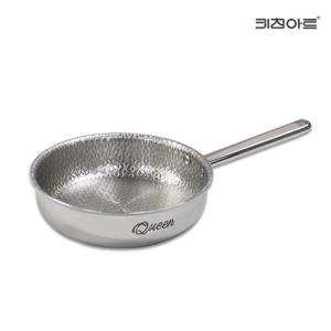 [BJ] 키친아트 퀸 엠보 인덕션 통5중 304스텐 후라이팬 20cm