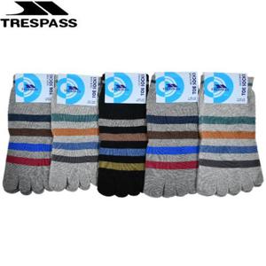 [옷자락] 남자 5켤레 컬러 배색 포인트 발가락 단목 양말