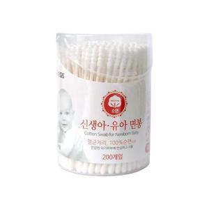 [XBHIK7N6]이지스 유아용 순면 멸균면봉200개입 원형