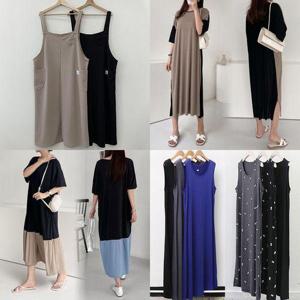 [아이우먼]여성빅사이즈원피스 민소매원피스 끈나시원피스 여름