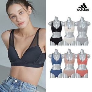 시크릿 (이월한정)[아디다스] 퍼포먼스 여성 4차 브라팬티 12종 패키지
