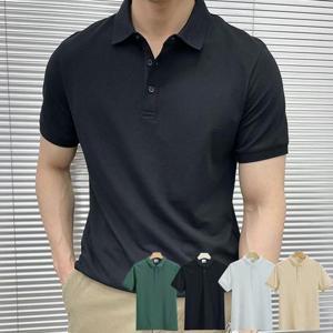 [굿스맨]남성 클래식 아이스 쿨링 무지 카라셔츠 반팔티 4컬러