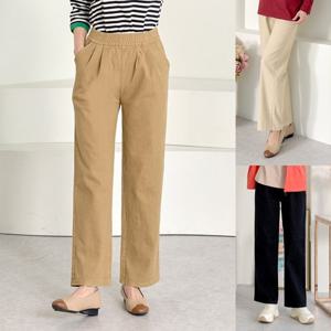 [엄마옷 로즈맘] 마소와이드밴딩면바지