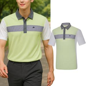 콜핑 남성 하이쿨 메쉬 통기성 등산 반팔 카라 티셔츠 KSC484ST0M