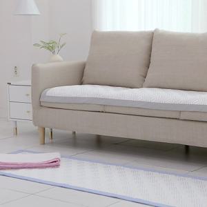 [루다인] 국내생산 미로틱 스퀘어 핀쿨 냉감 쇼파패드 (4인)