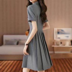 [디자이너몰]여성 2025 폭발 정장 원피스 드레스 반팔핏