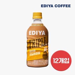 [이디야] (PET)바닐라라떼 500ml, 12개입