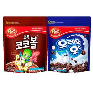 포스트 오곡코코볼1kg+오레오오즈850g