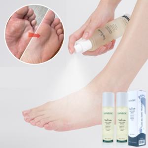 [피부과 전문의 개발]새니닥 토앤솔 풋케어 스프레이 100ml x 2개입 각질 보습 항균 임상시험 완료