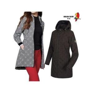 [마코](여성)패턴 프린트 후드 트렌치 점퍼_MMW3CT11