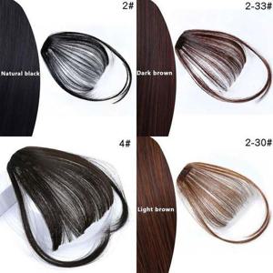 시스루뱅 앞머리 가발 헤어피스 자연스러운 스타일링