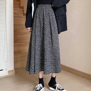 [엄지척]여자 20대 패션 캐주얼 긴치마 플라워 패턴 롱치마_19956697_667501