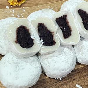 30년전통 단팥 찹쌀떡 20개 1.2kg 왕찹쌀떡 찹쌀 모찌 떡 찹쌀 팥떡 옛날찹
