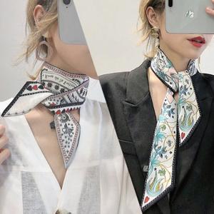 [노다지닷컴] 인조 실크 방도 스카프 데일리 간절기 쁘띠 스카프