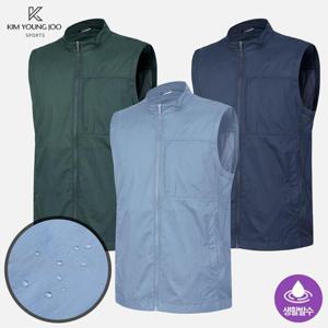 김영주스포츠 남성 에어쉴드 골프 베스트 방풍 기능성 웨어 초경량 바람막이 조끼 (M7SV01)