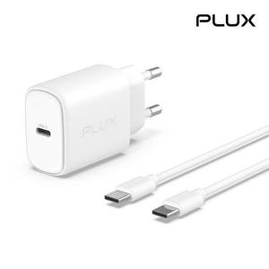 플럭스 GaN 30w 초고속 충전기 C to C 케이블포함 PLX-CHA30C