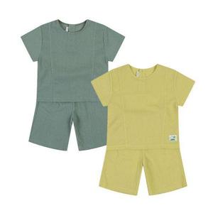 [아가방]하퍼이지반팔6부상하(KHAKI,YELLOW)_01S353002
